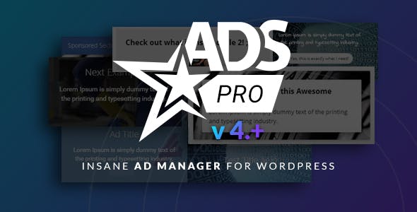 Ads Pro – WordPress Advertising Manager