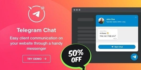 Telegram Chat Plugin para WordPress