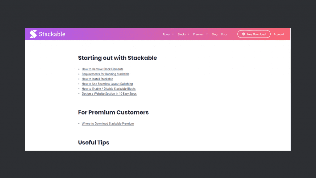 Stackable Premium - Los mejores bloques para Gutenberg