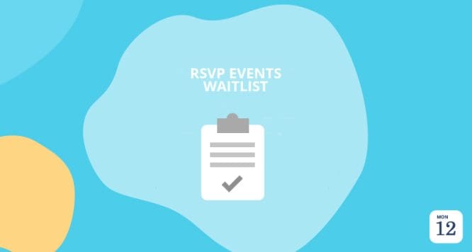 EventOn RSVP Events Waitlist